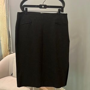 Halogen gray pencil skirt